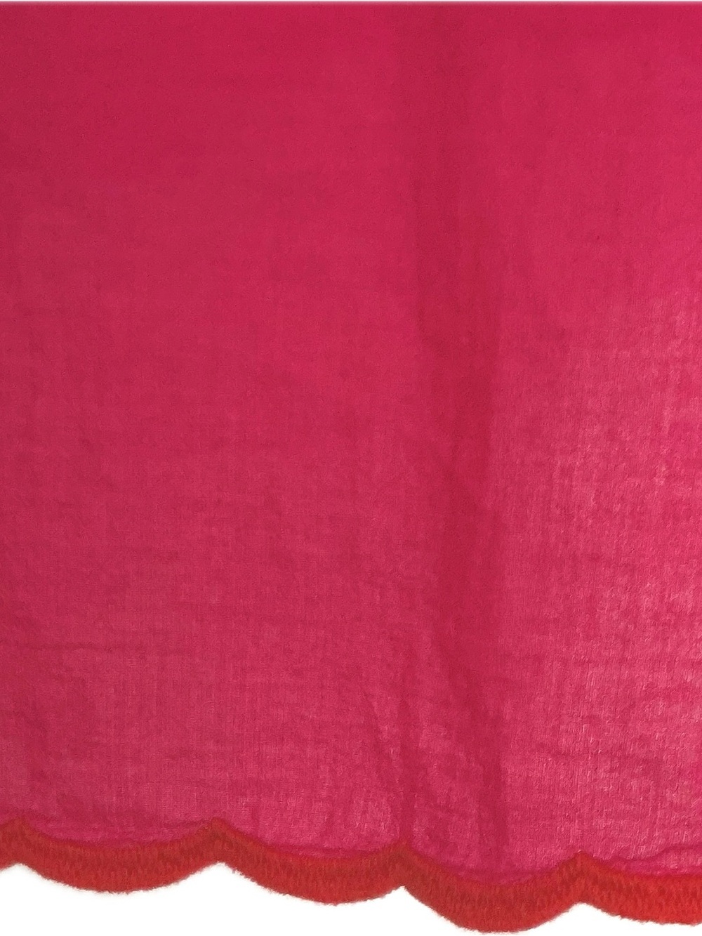 Johnny Was Embroidered V-Neck Tunic Top in Raspberry - Picture 5 of 6